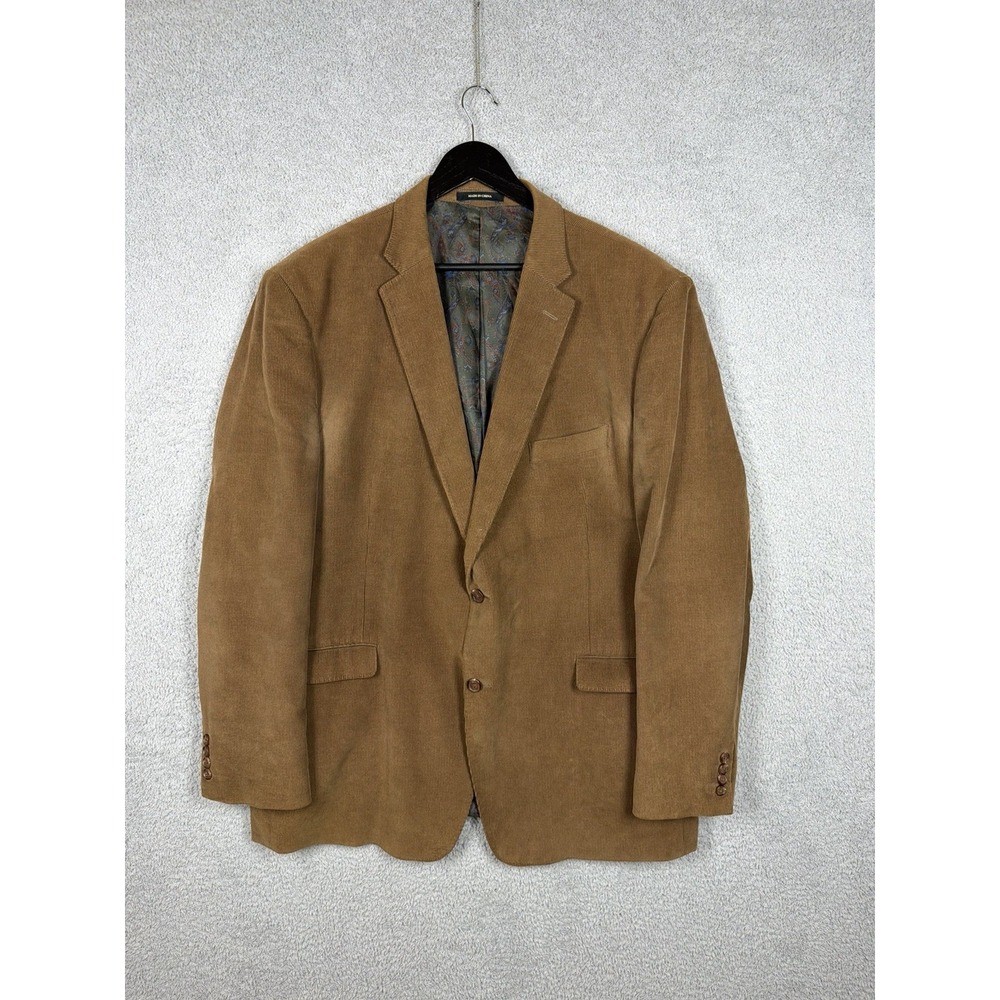 Ralph Lauren Black Label Corduroy Blazer Tan Beige Jacket Men's 50L